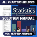 Solution Manual for Statistics A Tool for Social Research and Data Analysis 11th Edition (Healey, 2020)