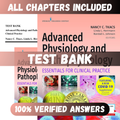 Test Bank - Advanced Physiology and Pathophysiology Essentials for Clinical Practice, 1st Edition by Tkacs