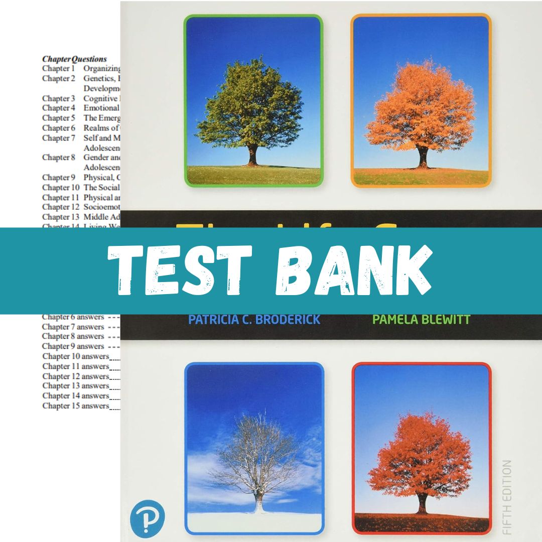 Test Bank Life Span, The: Human Development for Helping Professionals 5th Edition (Patricia , 2019)