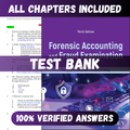Test Bank Forensic Accounting and Fraud Examination 3rd Edition (Mary-Jo, 2023)