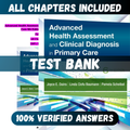 Test Bank - Advanced Health Assessment and Clinical Diagnosis in Primary Care, 6th Edition by Dains