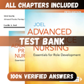 Test Bank Advanced Practice Nursing Essentials for Role Development, 5th Edition (Joel, 2023)