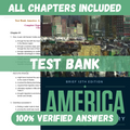 Test Bank for America: A Narrative History, 12th Edition David Shi
