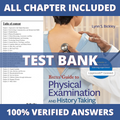 Test Bank Bates Guide To Physical Examination and History Taking, 13th Edition (Bickley, 2021)