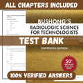 Test Bank for Bushong’s Radiologic Science for Technologists 13th Edition by Bushong, Shields