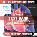 Test Bank Clinical Manifestations and Assessment of Respiratory Disease, 9th Edition (Des Jardins, 2024)