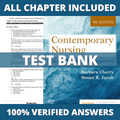 Test Bank for Contemporary Nursing Issues, Trends, and Management, 9th Edition (Cherry, 2023)