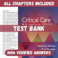 Test Bank for Critical Care Nursing A Holistic Approach 12th Edition by Morton & Thurman