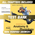 Test Bank Essentials of Anatomy & Physiology, 8th Edition (Martini, 2020)