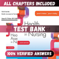Test Bank - Health Assessment in Nursing, 6th Edition by Weber