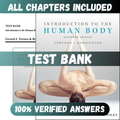 Test Bank Introduction to the Human Body, 11th Edition (Tortora, 2017)