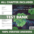 Test Bank for Karp's Cell and Molecular Biology, 9th Edition (Karp, 2020)