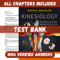 Test Bank for Kinesiology, 4th Edition by Joseph E. Muscolino