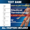 Test Bank Medical Terminology A Short Course 9th Edition (Chabner, 2023)