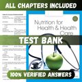 Test Bank Nutrition For Health and Healthcare, 8th Edition (DeBruyne, 2022)