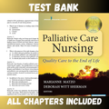 Test Bank - Palliative Care Nursing Quality Care to the End of Life 5th Edition by Matzo