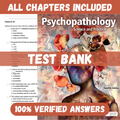 Test Bank for Psychopathology: Science and Practice, 12th Edition by Ronald J. Comer