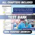 Test Bank - Radiologic Science for Technologists 12th Edition by Bushong
