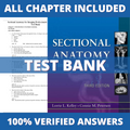 Test Bank for Sectional Anatomy for Imaging Professionals 3rd Edition (Kelley, 2013)