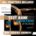 Test Bank Structure and Function of the Body, 16th Edition (Patton, 2020)