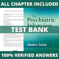 Test Bank for The Psychiatric Interview 4th Edition (Carlat, 2017)