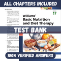 Test Bank for Williams' Basic Nutrition & Diet Therapy 17th Edition by Staci Nix