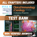 Test Bank Clinical Immunology and Serology A Laboratory Perspective Fifth Edition (Christine, 2021)